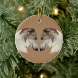 Borzoi Beauties jul Ornament