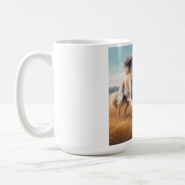 Borzoi Elegant Breed Coffee Mugg (Vänster)