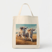 Borzoi Elegant Livsmedel Tote Bag