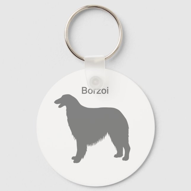 Borzoi g5 nyckelring (Framsida)