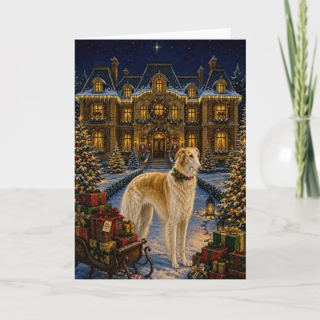 Borzoi-helg  helgkort (Framsida)