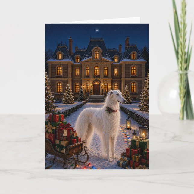 Borzoi-helg  helgkort (Framsida)