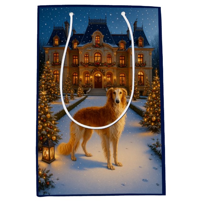 Borzoi Holiday Card (Framsidan)