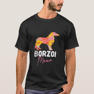 Borzoi Hund ägare Päls föräldraföräldraföräldraför T Shirt
