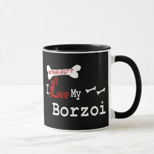 Borzoi (I Kärlek) Mugg