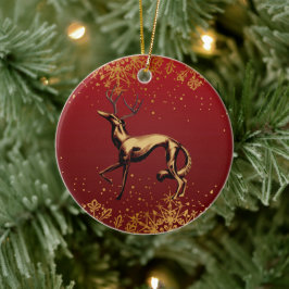 Borzoi jul Ornament
