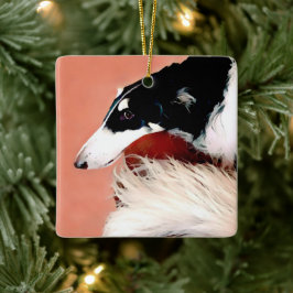 Borzoi jul Ornament