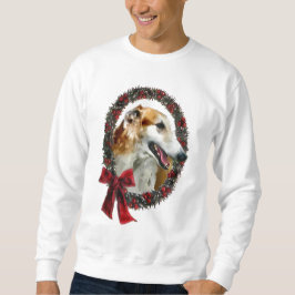 Borzoi julklappar sweatshirt