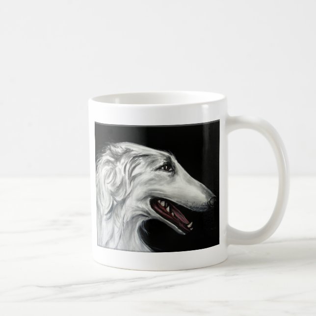 borzoi kaffemugg (Höger)