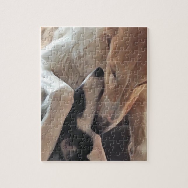 Borzoi Kärlek Pussel (Vertikal)