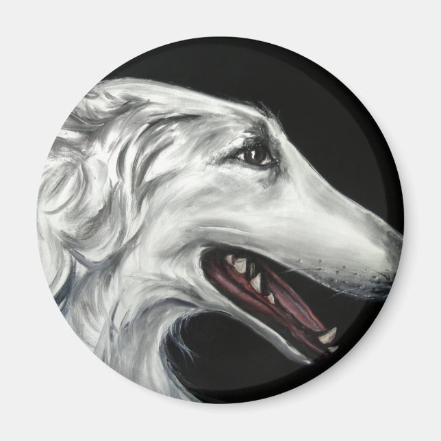 borzoi magnet (Framsidan)