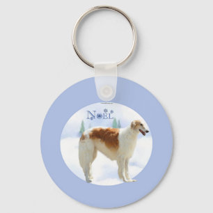 Borzoi Noel Nyckelring