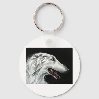 borzoi nyckelring