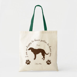 Borzoi Original bag for you and your dog トートバッグ Tygkasse