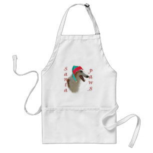 Borzoi Santa Tassar Förkläde