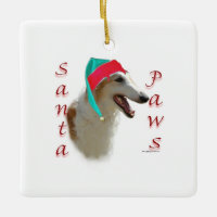 Borzoi Santa Tassar