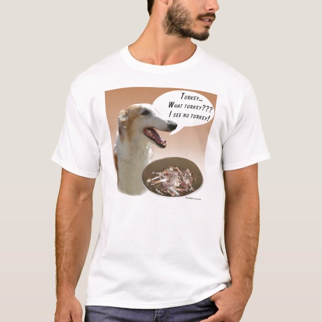 Borzoi Turkiet T-shirt (Framsida)