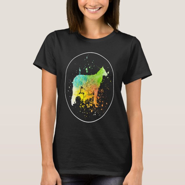 Borzoi Vintage  1 T Shirt (Framsida)