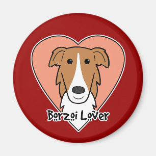 Borzoiälskare Magnet