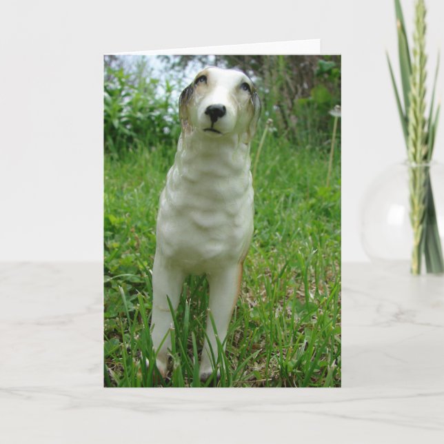 BorzoiFigurine Kort (Framsida)