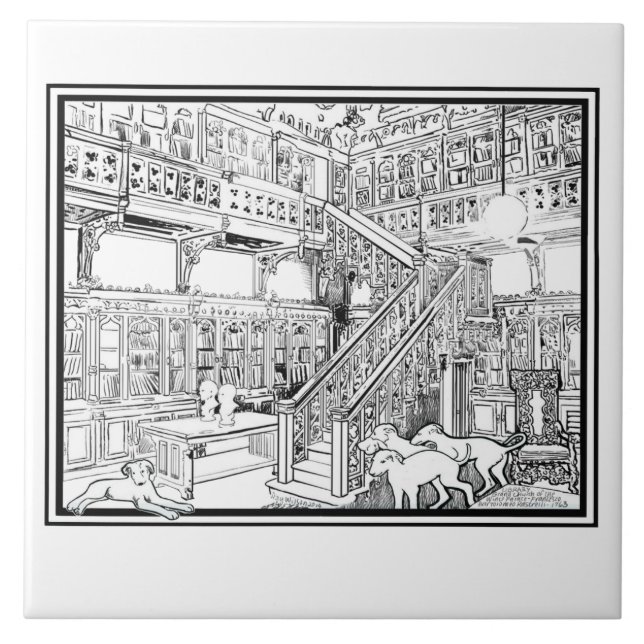 Borzoivalpar Kakelplatta (Framsidan)