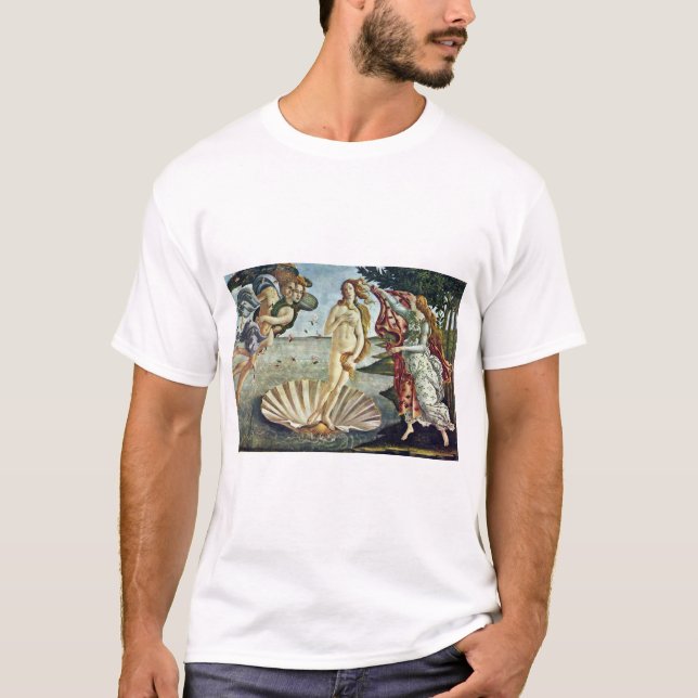 Bosanski: Roä'Enje Venere., vid Sandro Botticelli T-shirt (Framsida)