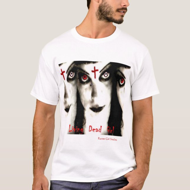 Bosatt död flicka t-shirt (Framsida)