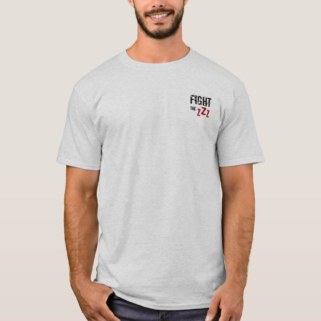 Bosatt dödstrött T-tröja Tee Shirt (Framsida)