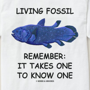 Bosatt fossil (Coelacanth) T-shirt