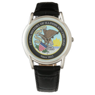 Bosatt historia av Illinois och den Chicago® Armbandsur