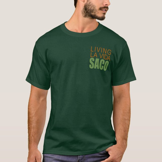 Bosatt lavidasaco t-shirt (Framsida)