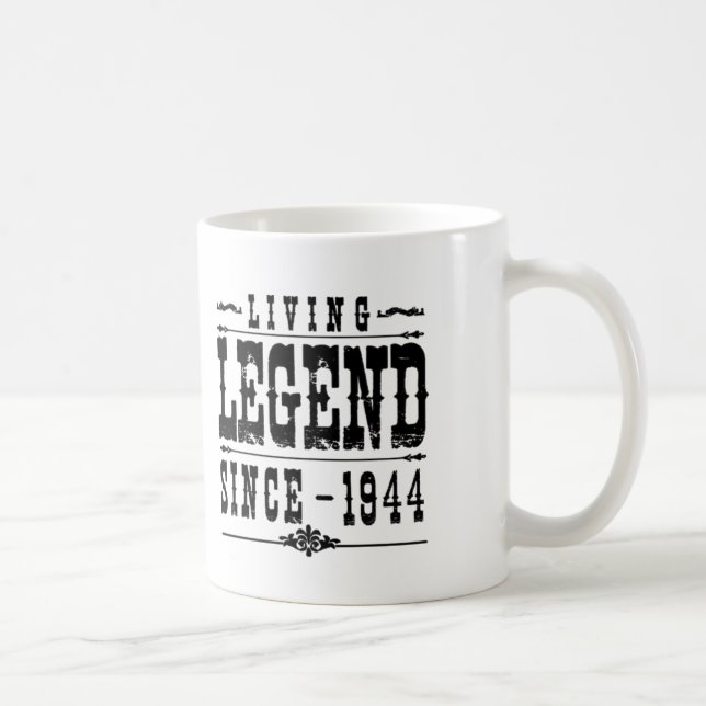 Bosatt legend efter 1944 kaffemugg (Höger)