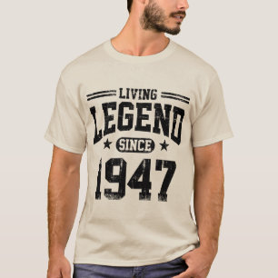 Bosatt legend efter 1947 tee shirt