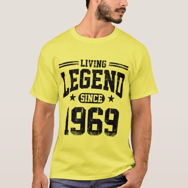 Bosatt legend efter 1969 tee shirt (Framsida)