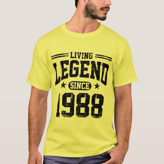 Bosatt legend efter 1988 t shirt (Framsida)