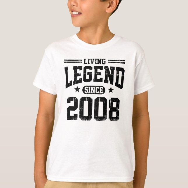 Bosatt legend efter 2008 tee (Framsida)