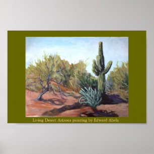 BOSATT ÖKEN, ARIZONA POSTER