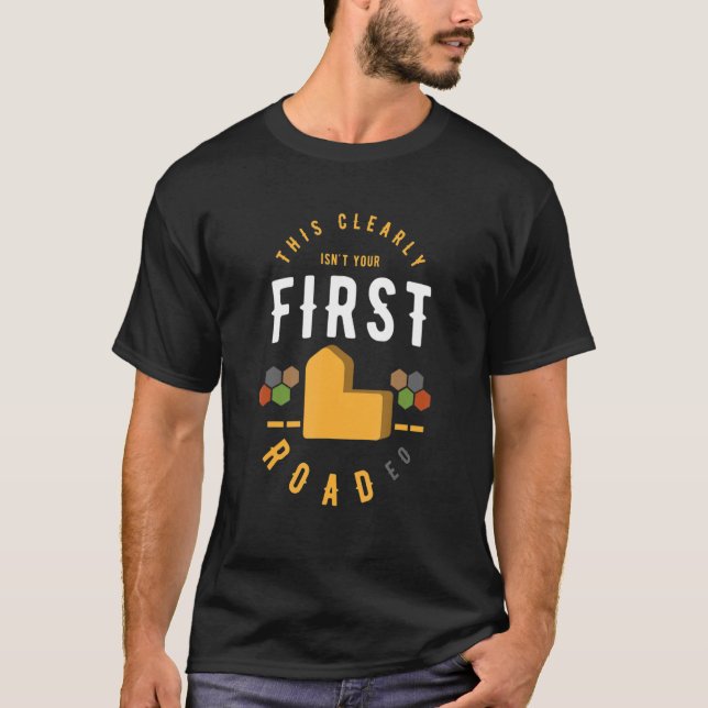 Bosättare eller Tärning för Brädspel och Rollspel  T Shirt (Framsida)