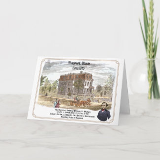 Bosättning för överste W. T. Nichols Kort