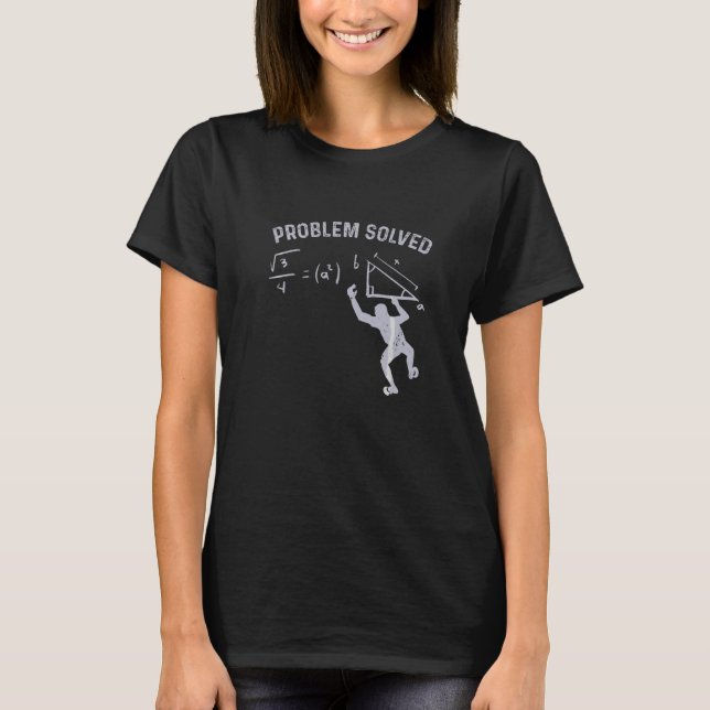 Bosättningsproblem löste klättring t shirt (Framsida)