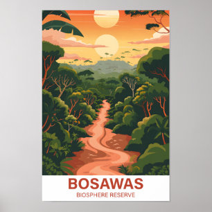 Bosawas biosfärreservat Nicaragua Travel Poster