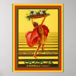 Bosca Asti Spumante Vintage annons Poster 12 x 16