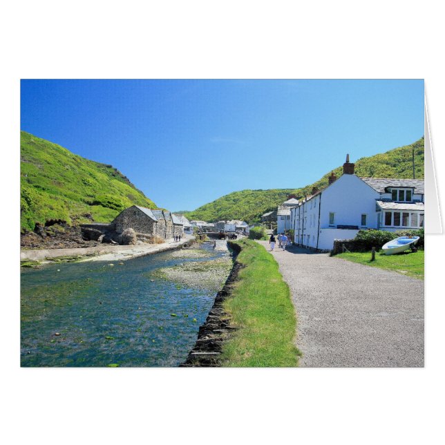 Boscastle Hälsningskort (Framsidan Horizontal)