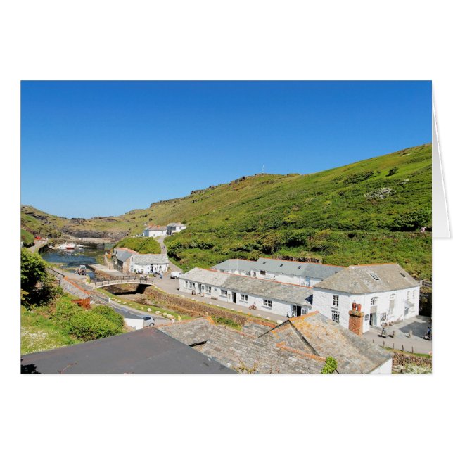 Boscastle Hälsningskort (Framsidan Horizontal)