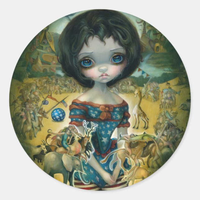 "Bosch Circus"-fästare Runt Klistermärke (Framsida)