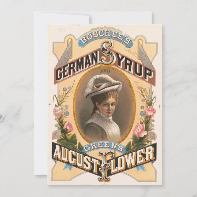 Boschee's German Syrup and Grönt's August Flowers (Framsida)