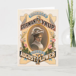 Boschee's German Syrup and Grönt's August Flowers Kort