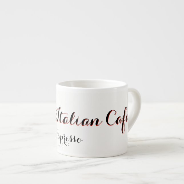 Boscos italiensk kopp för Cafeespresso Espressomugg (Framsida höger)