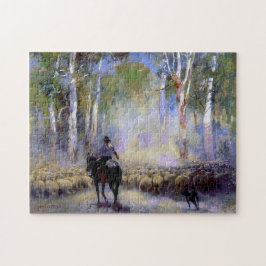 Bosdrivaren 1912 Walter Withers Australisk Cowboy Pussel