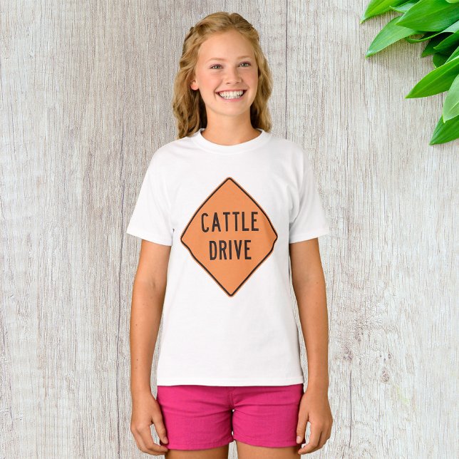 Bosdrivning Vägschild T Shirt (Skapare uppladdad)